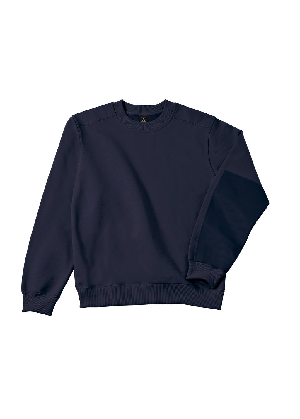 Werk Sweater Ronde Hals Versterkte Schouders & Ellebogen | B&C Hero Pro WUC20