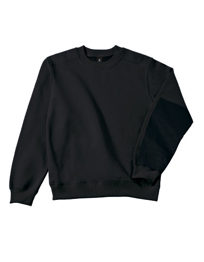 Werk Sweater Ronde Hals Versterkte Schouders & Ellebogen | B&C Hero Pro WUC20