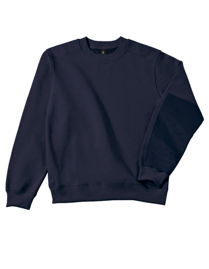 Werk Sweater Ronde Hals Versterkte Schouders & Ellebogen | B&C Hero Pro WUC20