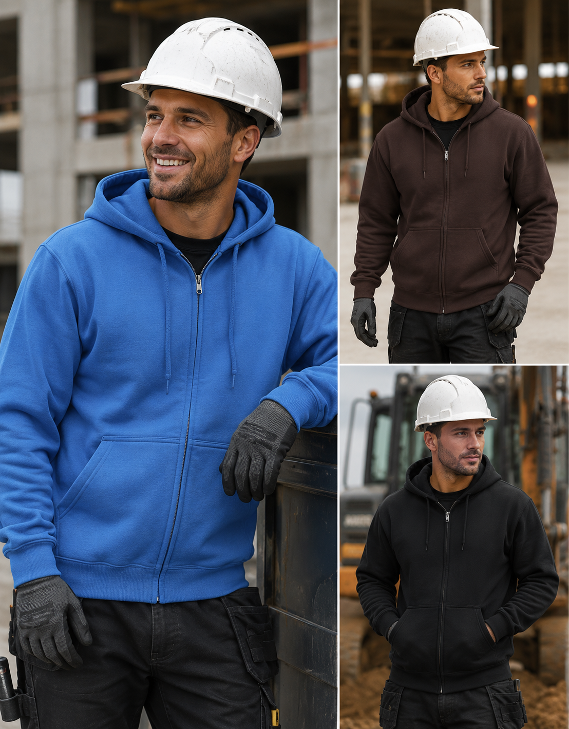 Premium Hoodie met Rits Heren & Dames – Comfortabele Werkhoodie | G18600
