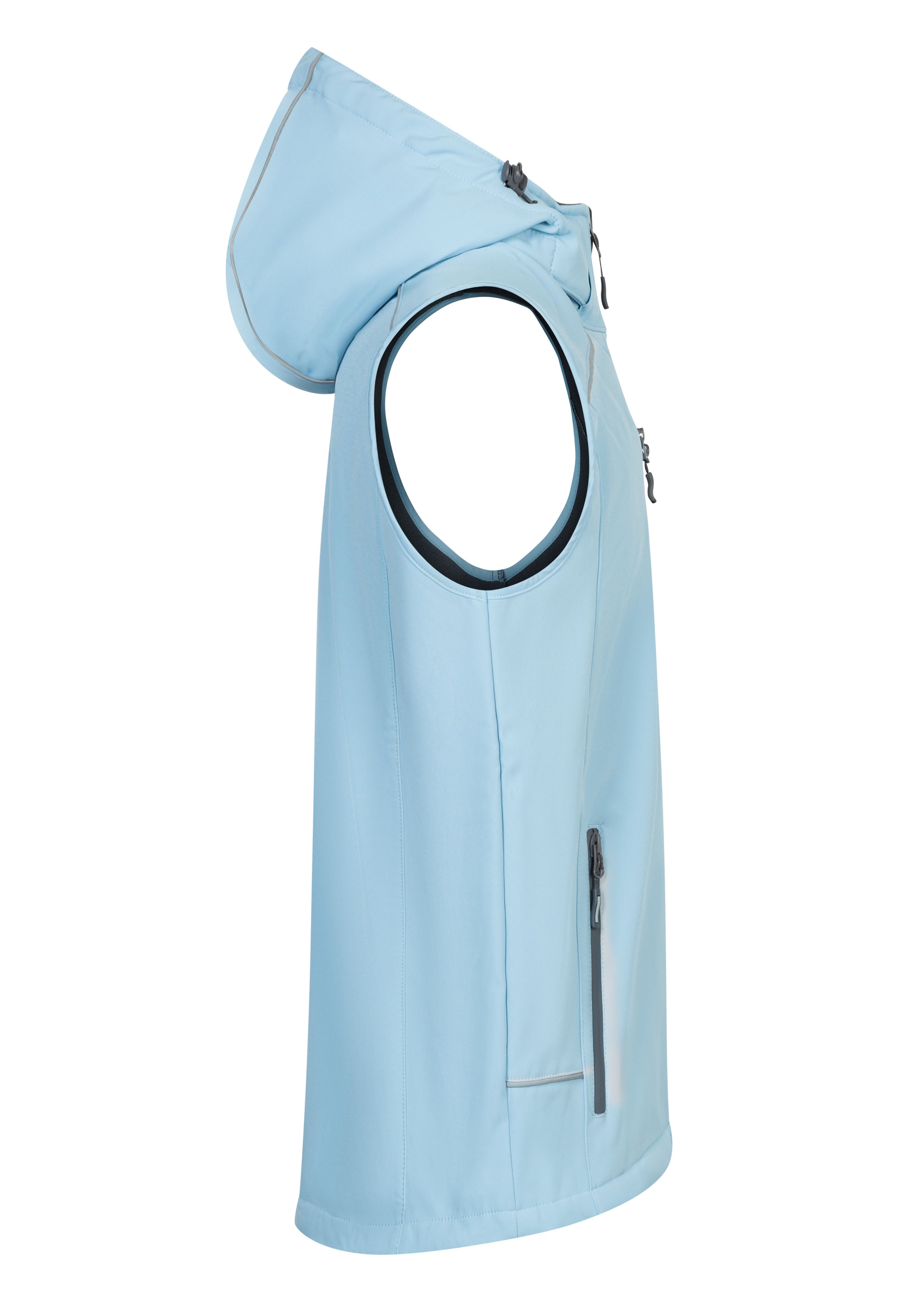 Softshell Bodywarmer Heren Waterdicht Winddicht met Afneembare Kap | E7840