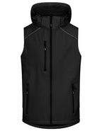Softshell Bodywarmer Heren Waterdicht Winddicht met Afneembare Kap | E7840