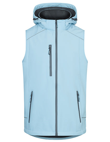Softshell Bodywarmer Heren Waterdicht Winddicht met Afneembare Kap | E7840