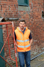 Yoko High Visibility Bodywarmer met Capuchon EN ISO 20471 – YK007
