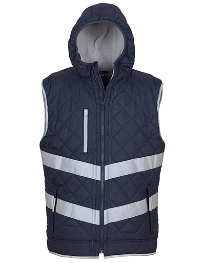 Yoko High Visibility Bodywarmer met Capuchon EN ISO 20471 – YK007