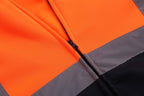 Hi-Vis Veiligheidshoodie met Rits  – Reflecterende Werkhoodie Klasse 3 | HVK07